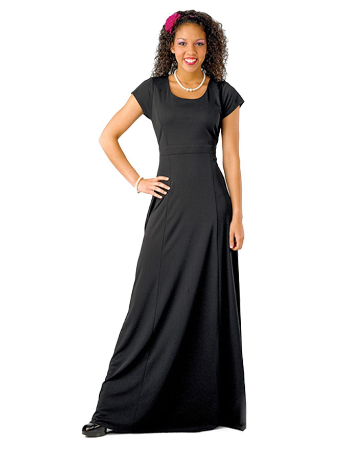 ANGELINA (Style #115) - Scoop Neck, Short Sleeve Dress
