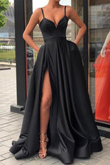 Black Prom Dress, Graduation School Party Gown, Winter Formal Dress