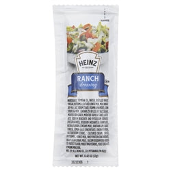 Heinz Ranch Dressing Single Serve-12 Gram-200/Case