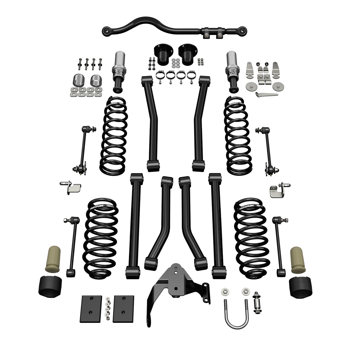 07-18 Wrangler JK 2 Door 3 Inch Sport ST3 Suspension System No Shocks TeraFlex