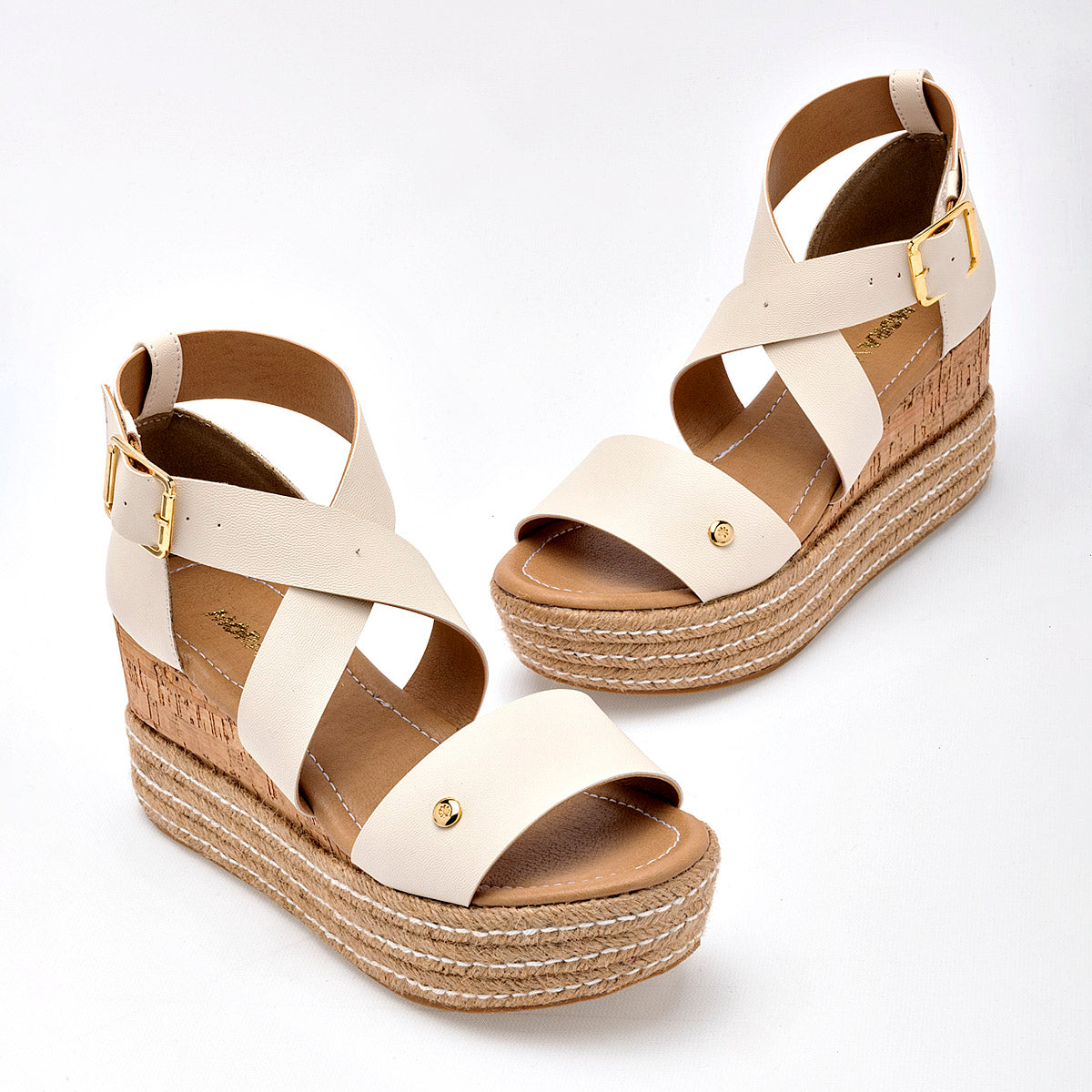 Sandalia plataforma Moramora para mujer
