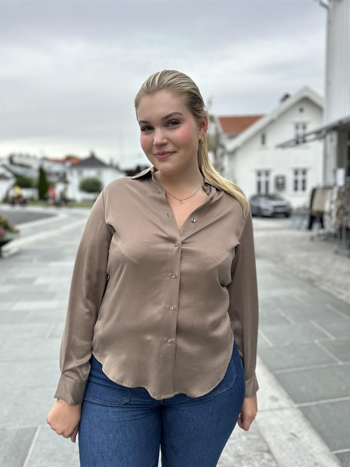 Silkebluse Classic