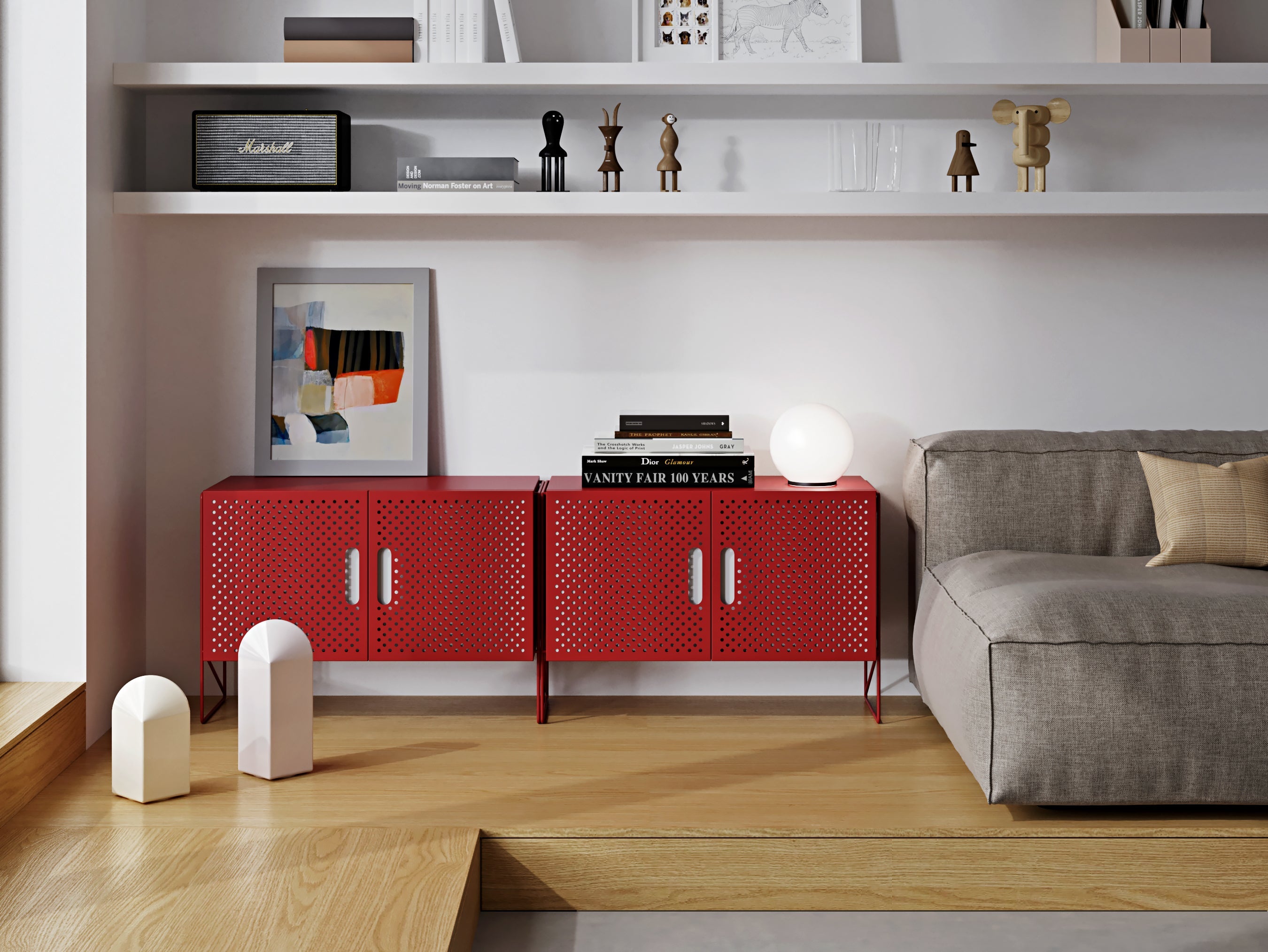 Designer metal cabinet #1310