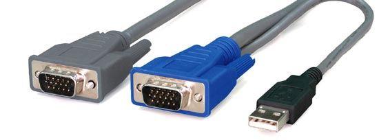 REXTRON 5m, 2-to-1 USB KVM Switch Cable. All in 1 x HD DB15 Male to 1x USB Type - LX2001 - Homewares, Outdoor, Phone Accessories, Cases, Speakers, Headphones + More -