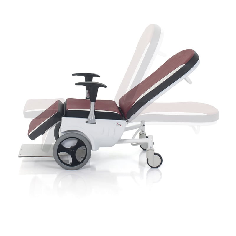 Patient Transport Chair «Gamma» coral Medvana UK