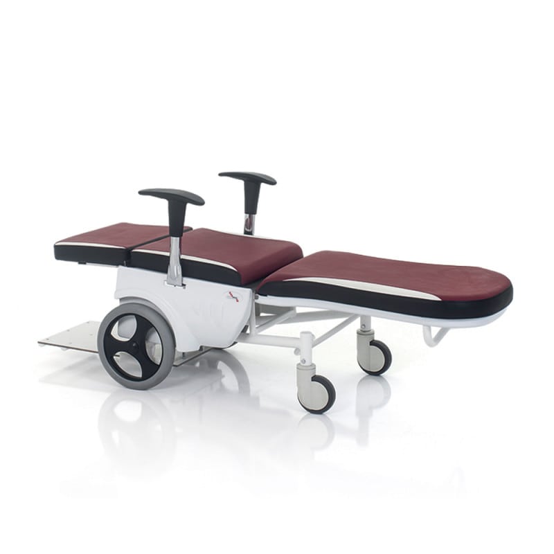 Patient Transport Chair «Gamma» coral Medvana UK