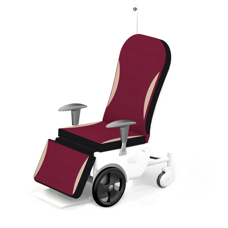 Patient Transport Chair «Gamma» coral Medvana UK