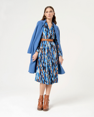 Surkana Blue Print Ippy Dress
