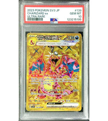 【Pokemon Card】CHARIZARD EX【UR】(139/108) (SV3) Japanese PSA10