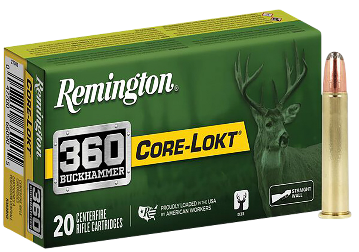 Remington Ammunition R27743 Core-Lokt  360Buckhammer 200gr Soft Point Core-Lokt 20 Per Box/10 Case