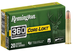 Remington Ammunition R27743 Core-Lokt  360Buckhammer 200gr Soft Point Core-Lokt 20 Per Box/10 Case