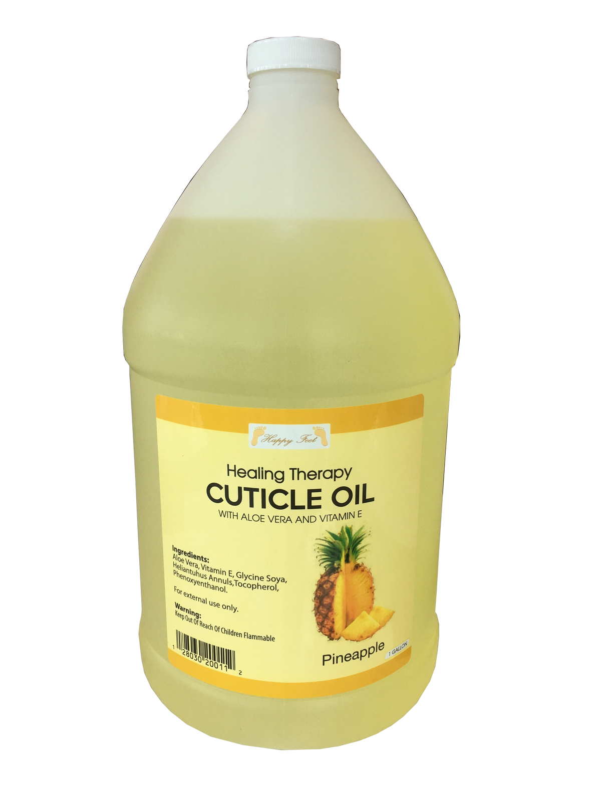 HappyFeet Cuticle Oil - Pineapple - Gallon