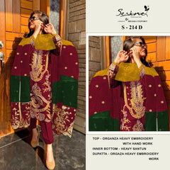 S-214D Serine Pakistani Salwar Suits