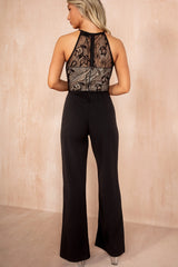 Esmerelda Black Lace 2 in 1 Jumpsuit