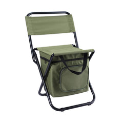 Folding Beach Chair Backpack with Cooler Bag