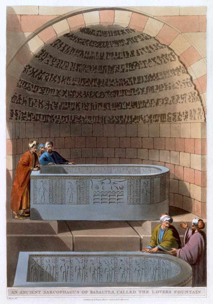 An Ancient Sarcophagus of Basaltes, called the Lovers Fountain