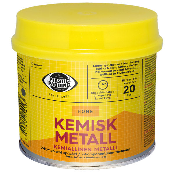 Plastpolstring, kjemisk metall, 460ml - Reparasjon av betong, stål og stein