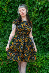 Poison and Plants Tea Dress Multifarvet