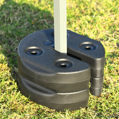 6 pieces Weight Plates Patio Canopy Tent Gazebo Shade Umbrella Water Filled - Relaxacare