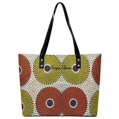 Abuja Faux Leather Tote Bag By Tropic Dune - Tropic Dune USA