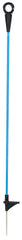 Piquet fibre de verre ovale Premium BLUE x10