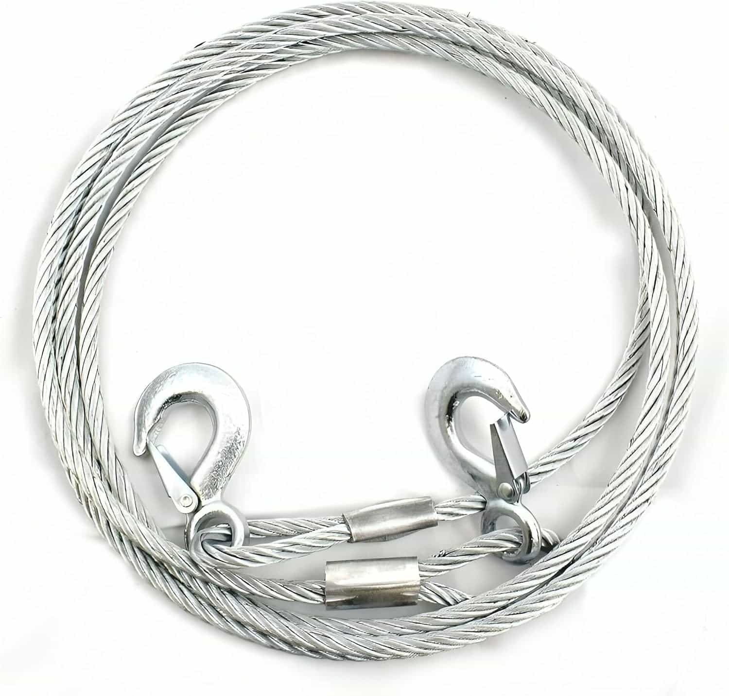 12 FT Emergency Towing Steel Wire Rope - 12 MM