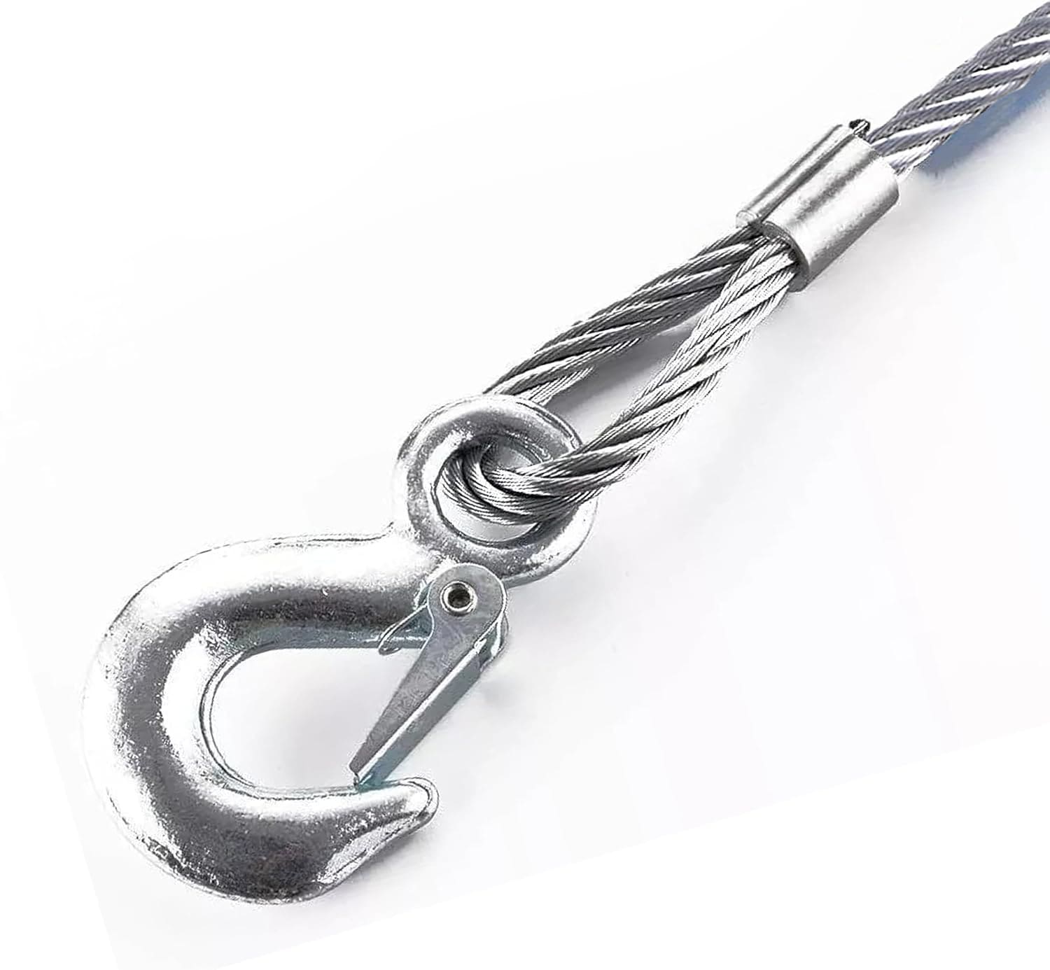 12 FT Emergency Towing Steel Wire Rope - 12 MM