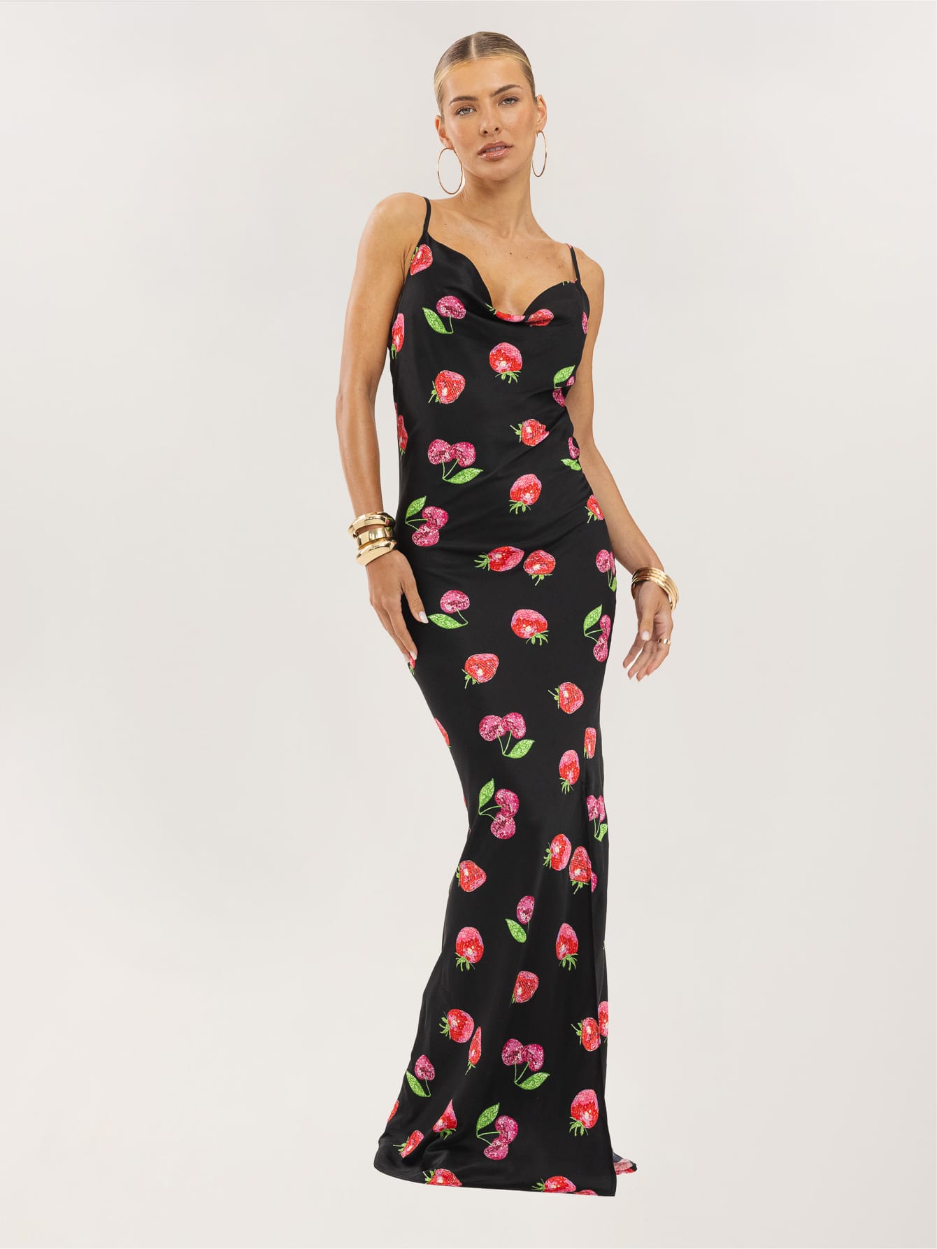 Cloelia Dress in Disco Cherry Dresses by Dancing Leopard