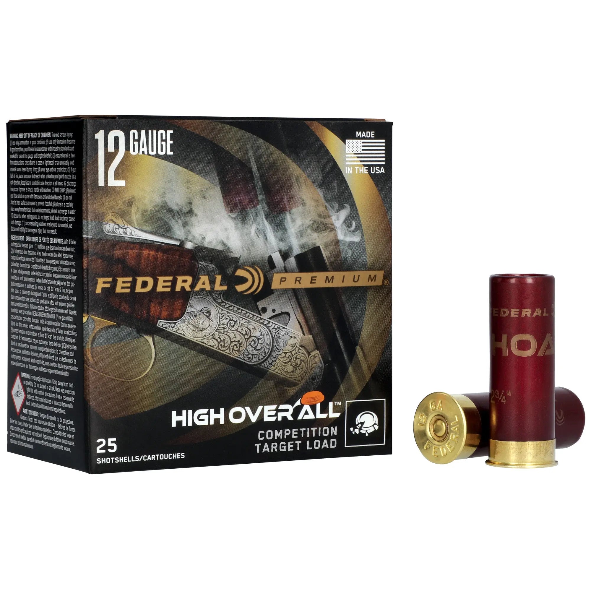 FED HOA 12GA 2.75" #8 25/250 - American Ordnance