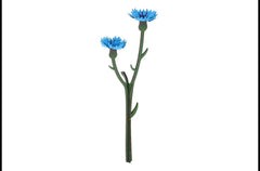 BLEUET EN PAPIER 3D - ORIGAMI AGENT PAPER