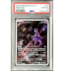 【Pokemon Card】MEWTWO【AR】(183/165) (SV2a) Japanese PSA10