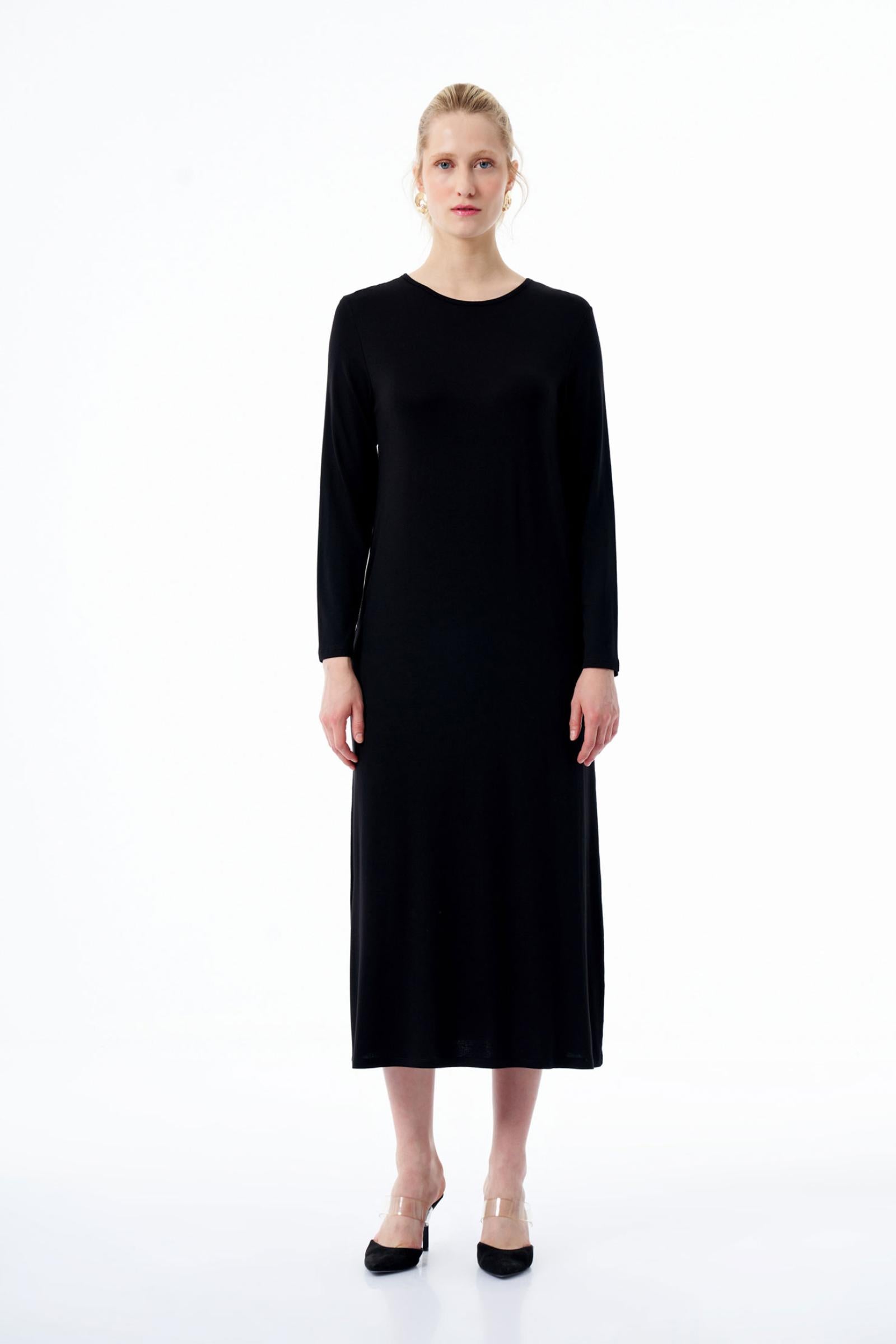 ZMS Long Sleeve Inner Dress Black