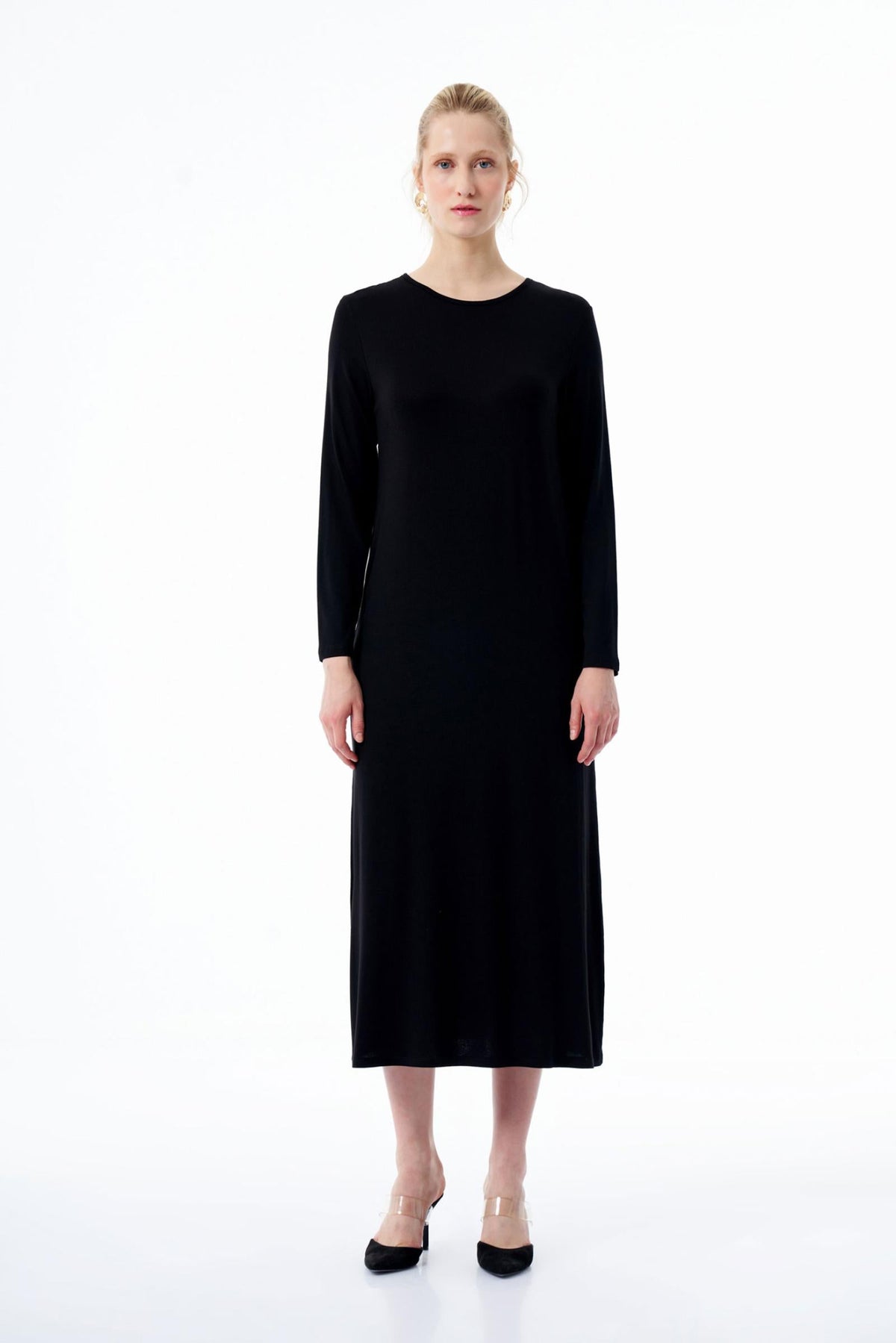 ZMS Long Sleeve Inner Dress Black