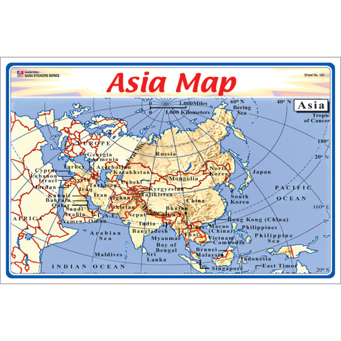 Sheet No 197 (Asia Map)