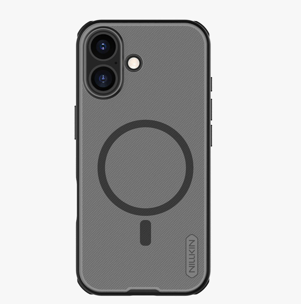 Nillkin Super Frosted Shield Pro Magnetic Case Kompatibel med MagSafe til iPhone 17 - Gennemskinligt sort