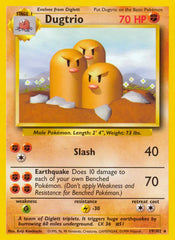 Dugtrio 19/102 - Base Set (Shadowless)