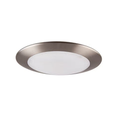 Sunset Lighting Satin Nickel 7-1/2" 1200-Lumen Soft White Round Dimmable Canless Recessed Downlight F8626-53
