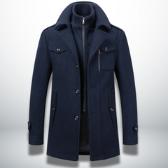 Manteau Homme Élégant avec Fermeture Boutons - BerlinGlamour