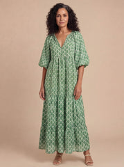 Summer Midi Dress with Relaxed Fit – Light & Breezy Style