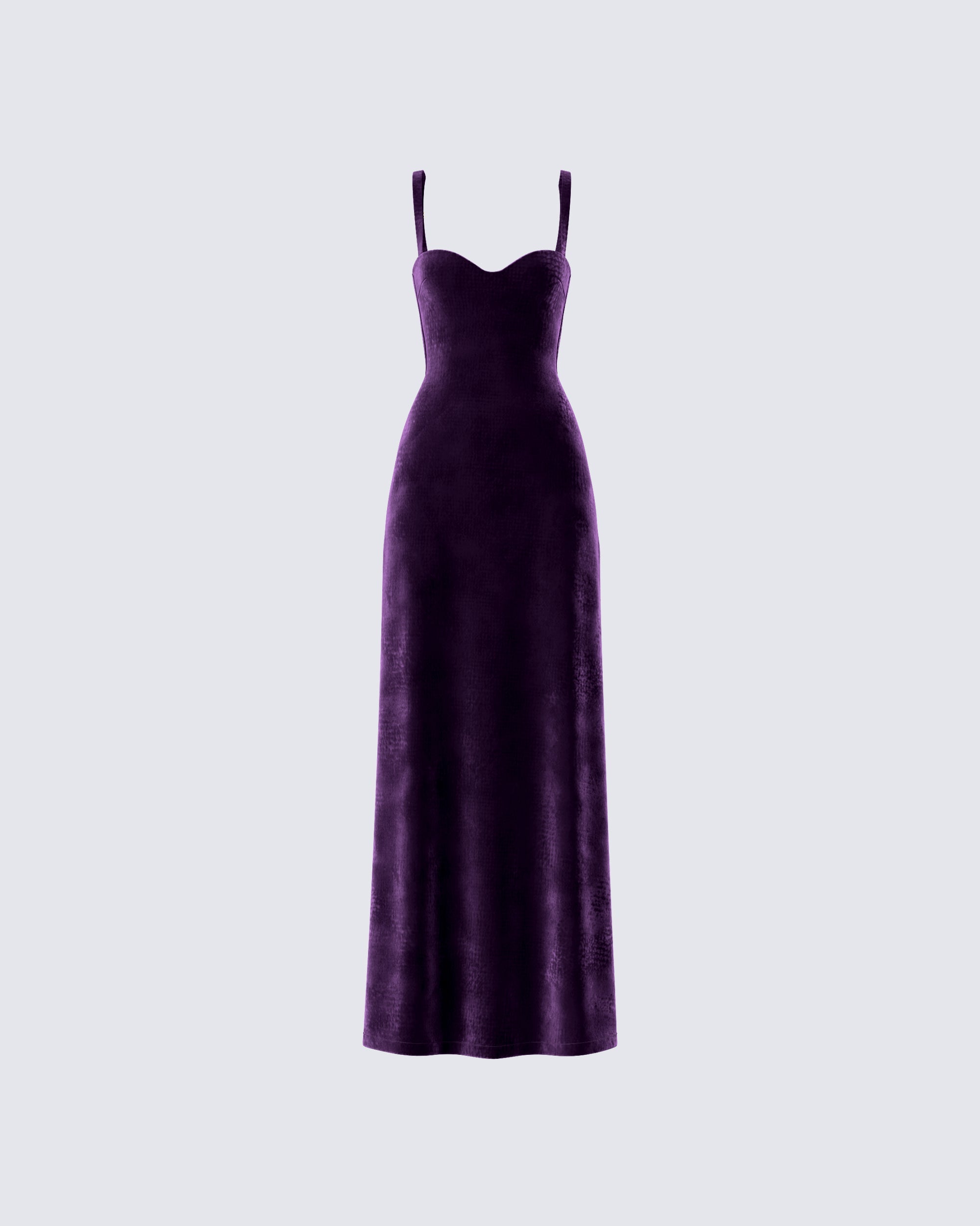 Women's purple maxi dress – FINESSE