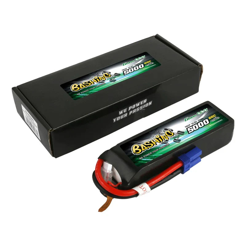 Gens Ace 5000 mAh 14,8 V 4S1P 60C Lipo-Akkupack mit EC5 Plug-Bashing-Serie - LiPo24.de