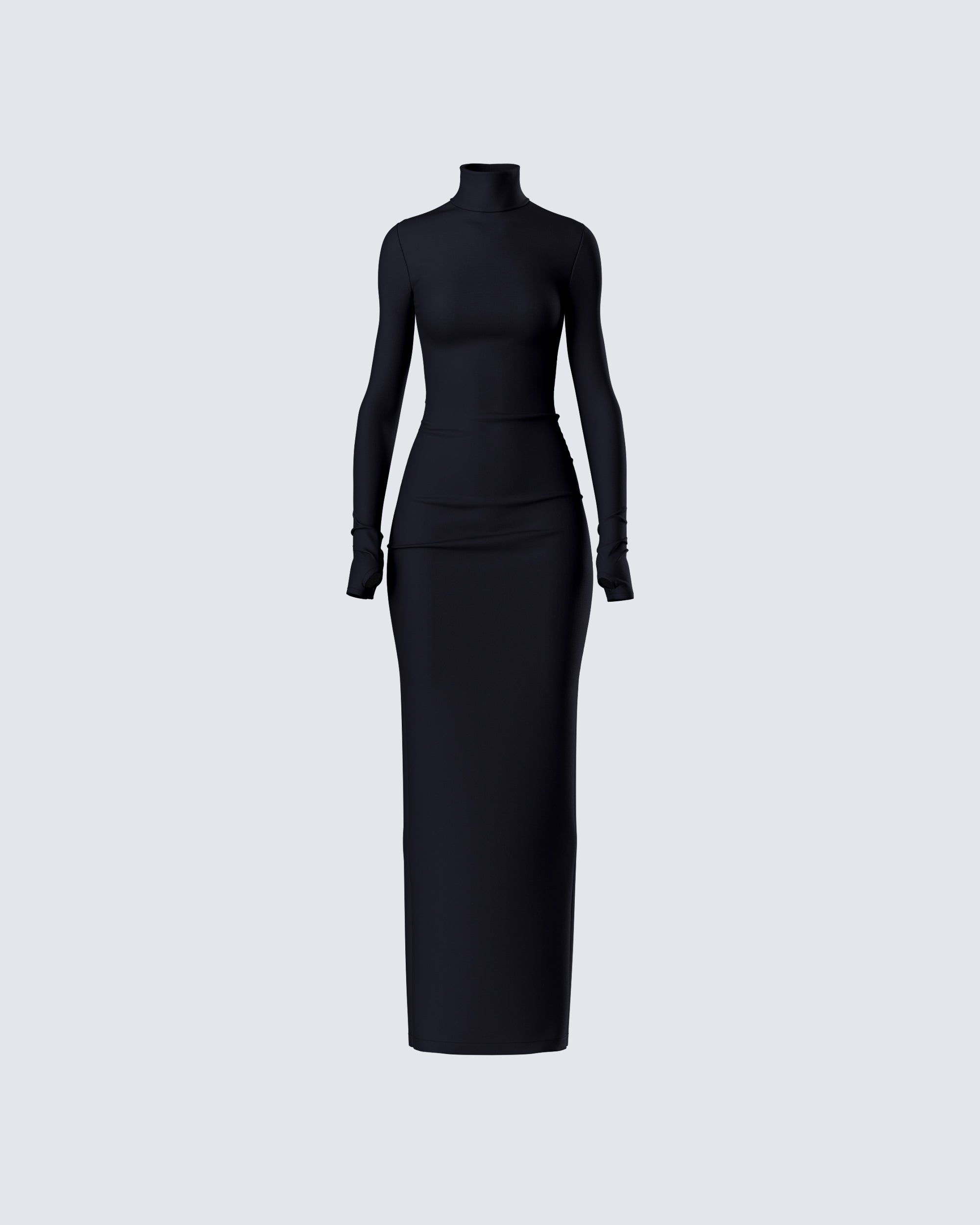 Women's black maxi dress – FINESSE
