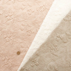 Cotton Lawn Cord Lace Fabric - Lily of the Valley - nomura tailor