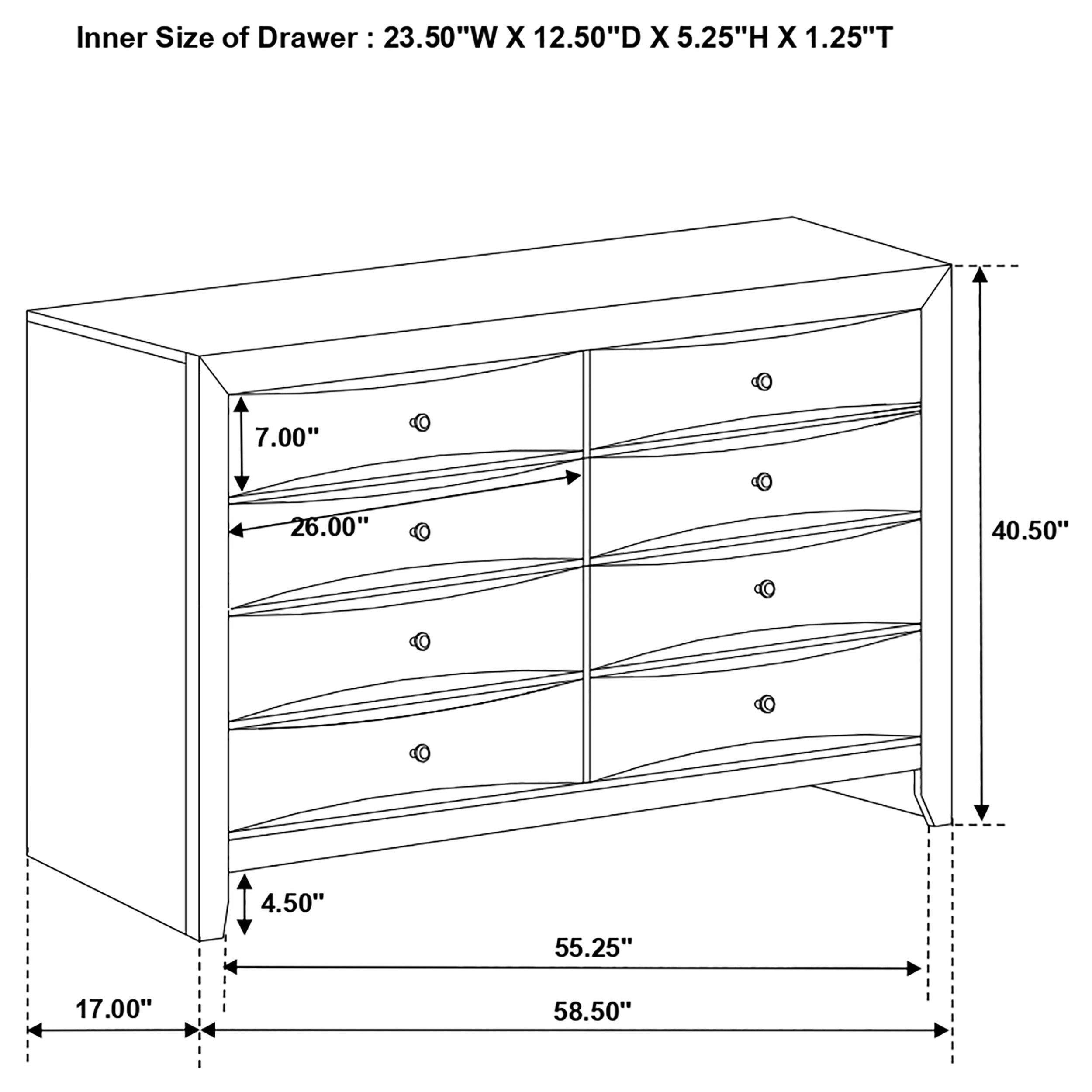 Briana Dresser - In Home Furniture (San Antonio, TX)