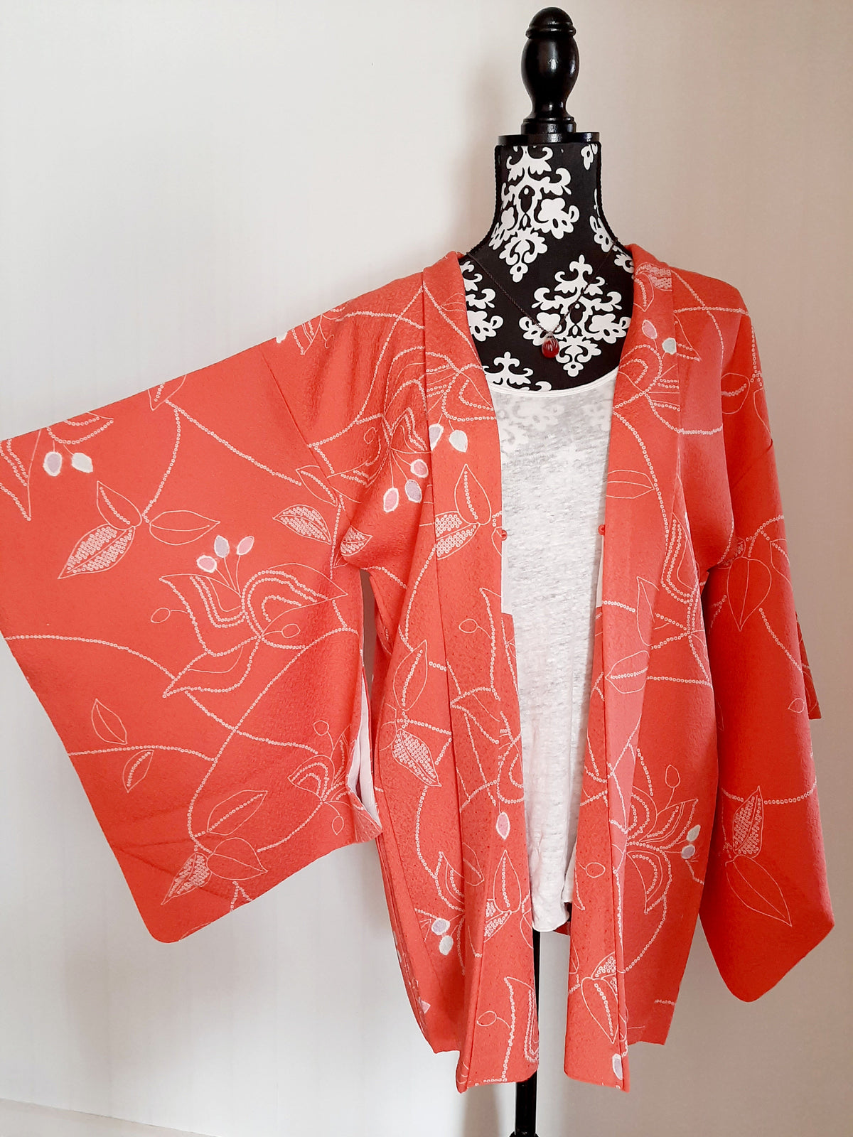 Japanese Vintage Silk Haori, Kimono jacket