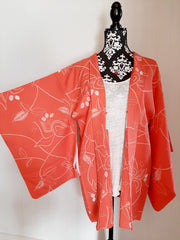 Japanese Vintage Silk Haori, Kimono jacket