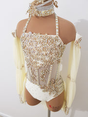 Lyrical Dance Costume Frilledneck Fashion