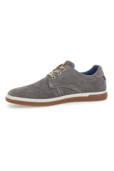 Scarpe Stringate Grigio Militare con Tomaia Traforata in Pelle PITTARELLO ECO 200012
