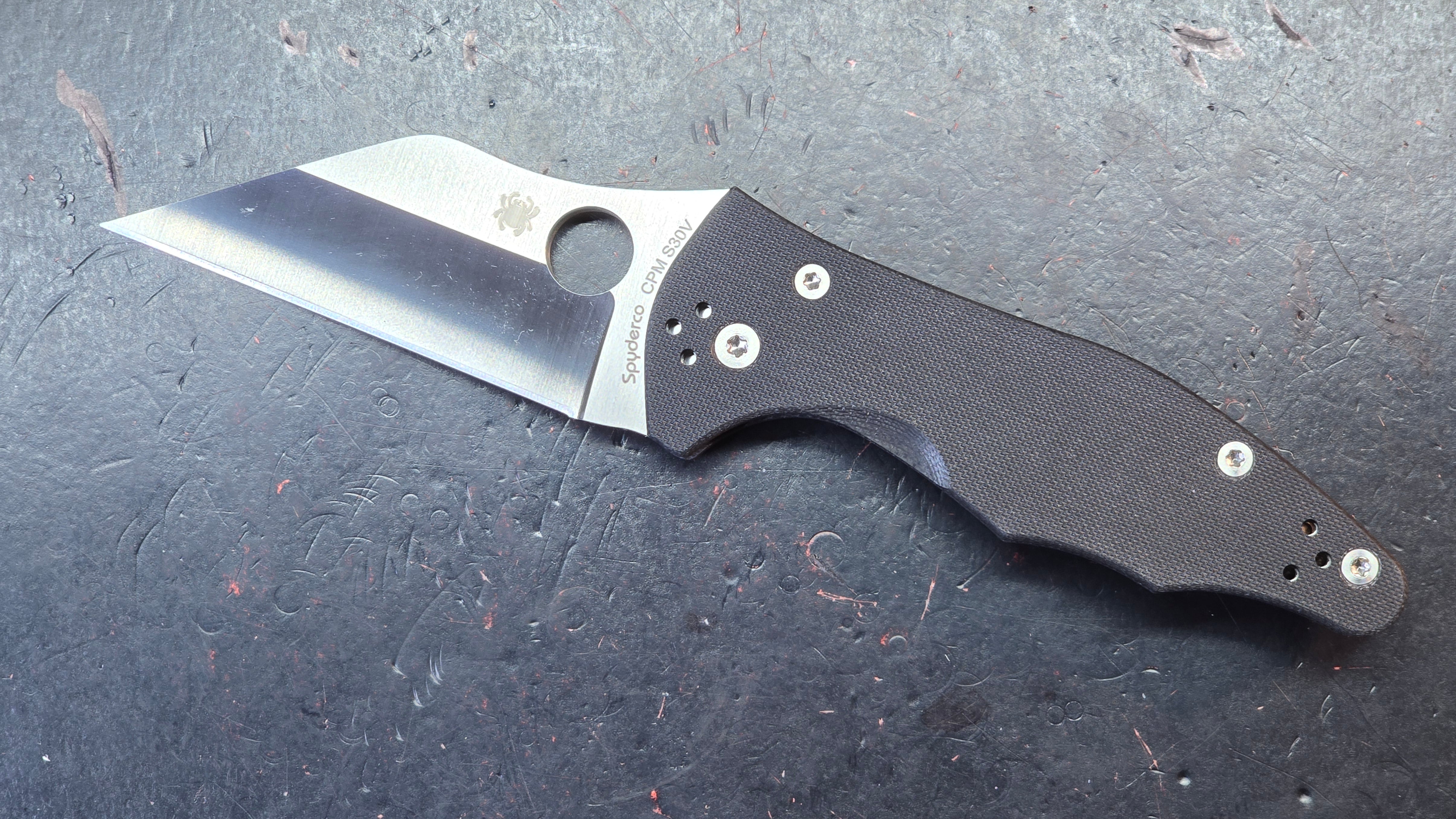 Spyderco Yojimbo 2 Black G10 Handle S30V