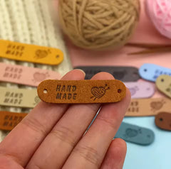Handmade Leather Tag - 12pc - Al Saeed Wool House
